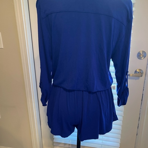 Young, Fabulous & Broke Electric Blue casual Women’s romper - Picture 3 of 7